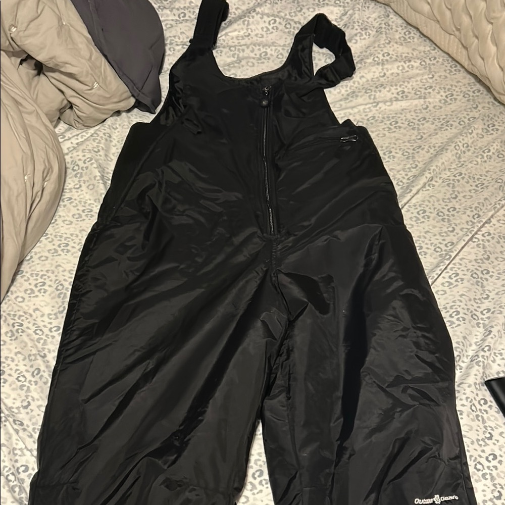 Black Outdoor Gear Kids Snow Coveralls - XL